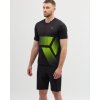 Pánsky MTB dres Silvini Gallo čierna/neónovo zelená XL