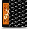 Picasee silikónový čierny obal pre Apple iPad mini 2019 (5. gen) - Separ - White On Black