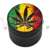 WeedShop Drvička štvordielna s listom marihuany Varianty: List Jamajka