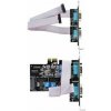 StarTech.com 4-Port Serial PCIe Card, Quad-Port PCI Express to RS232/RS422/RS485 (DB9) Serial Card, Low-Profile Bracket Incl., 16C1050 UART, TAA-Compliant, For Windows/Linux, TAA Compliant - Level-4 E