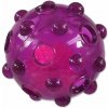 Hračka Dog Fantasy Glow míček z TPR gumy fialová 8cm