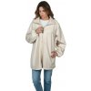 Tovta Dámska flísová mikina na zips ADELA Farba: Béžová, Veľkosť: 4XL Béžová