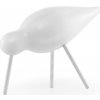 Normann Copenhagen Drevený vtáčik Shorebird, stredný, biely