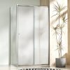 NICOL COMBI Chróm 120x80 grape Sprchovací kút s posuvnými dverami