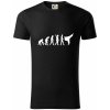 Karate Evolúcia - kop - Tričko z organickej bavlny - 3XL ( Čierna )