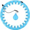 HMS Masážna hula hoop obruč HMS HHW01 so závažím modrá