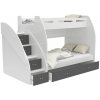 GL Multifunkčná poschodová posteľ Max 3 Farba: Sivá