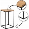 DekorStyle Stojan na květiny Basic Loft 40 cm černý