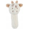 NATTOU Hračka plyšová hrkálka Teddy žirafa 14 cm, 0m+ 856201