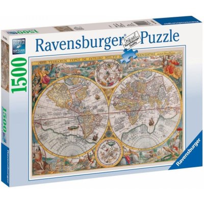 Ravensburger Mapa světa r.1594 1500 dielov
