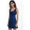 Dámské šaty DESIGUAL 25SWVD01 5008 VEST OPORTO 5008 BLUE velikost M