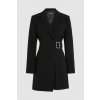 ŠATY KARL LAGERFELD TAILORED PLEATED BLAZER DRESS BLACK