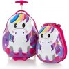 Heys Travel Tots Kids dětská sada Unicorn kufr 46 cm a batoh 33 cm