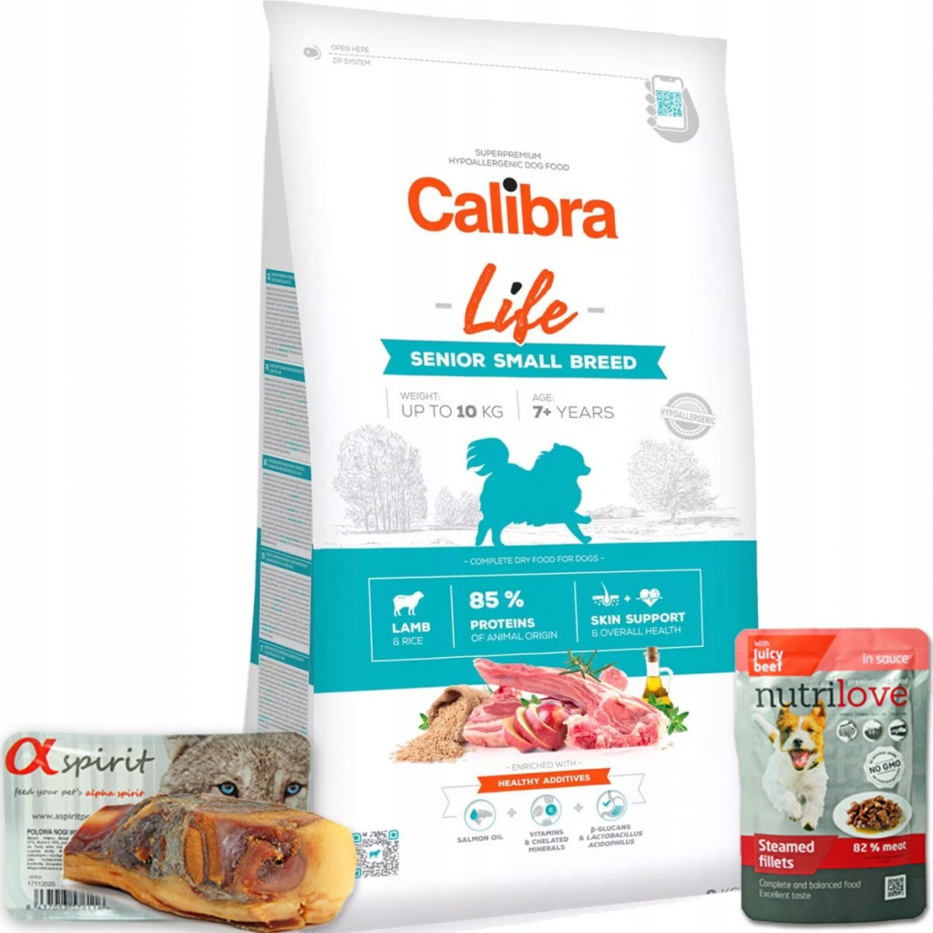 Calibra Dog Life Senior Small Breed Lamb 6 kg