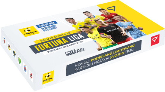 Sportzoo Fotbalové karty Fortuna Liga SK 2021-22 Hobby box