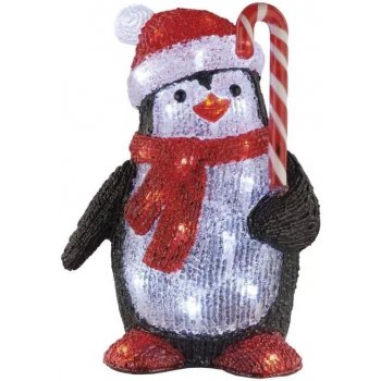 Emos DCFC24 30 LED vianočný tučniak 30,5 cm vonkajšie aj vnútorné studená  biela od 25,18 € - Heureka.sk