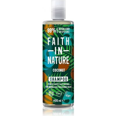 Faith In Nature Coconut hydratačný šampón pre normálne až suché vlasy 400 ml