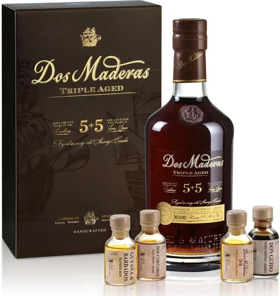Dos Maderas PX Rum Tasting 5y + 5y 39,93% 0,744 l (Set)