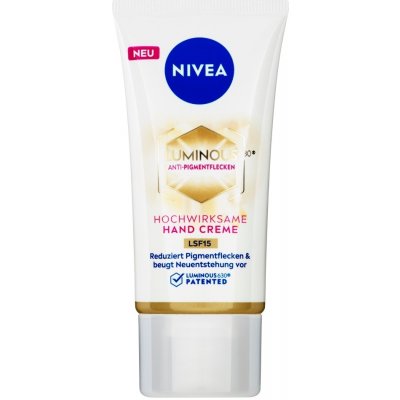 Nivea Luminous Krém na ruky proti pigmentovým škvrnám 50 ml