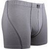 LONKA KAMIL / Pánske jednofarebné boxerky - tmavo šedá XL