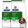 Hill's Prescription Diet r/d Regulácia hmotnosti granule pre psov 2 x 10 kg