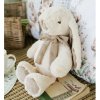 Plyšový zajačik Pepen 40 cm krémová - Nuvole di Stoffa