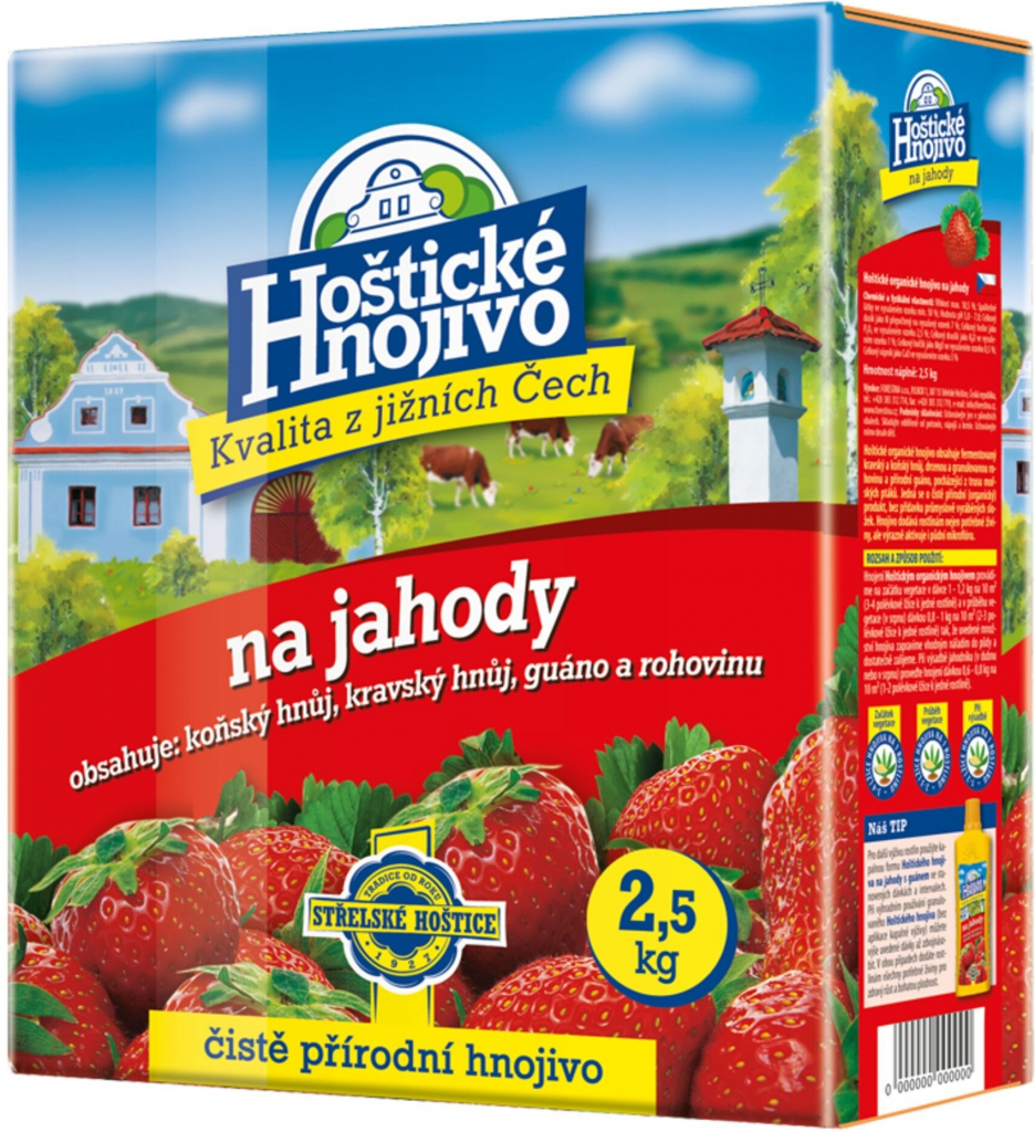 Hnojivo HOŠTICKÉ na jahody 2,5 kg