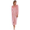 Pánsky župan Siena s kapucňou na zips 3656 pink pearl - Vestis L