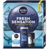 Darčeková sada NIVEA MEN Fresh Sprchový gél 250ml, Balzam po holení 100ml, Deostick 50ml