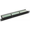 DATACOM Patch panel 19 UTP 48 port CAT5E LSA 1U BK (6x8p)