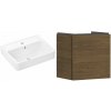 Súprava skrinka Hansgrohe Xilesa E 54247550, umývadlo Hansgrohe Xanuia Q 60131450