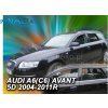 Deflektory - protiprievanové plexi Audi A6 Combi 5D 2004 - 2011 (+zadné)