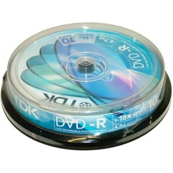TDK DVD-R 4,7GB 16x, 10ks