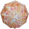Katrin's Fashion dážnik poloautomatický kvety d021a oranžová