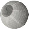 PartyDeco Okrúhly Lampion biely 20 cm