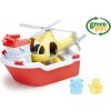 Green Toys Záchranná loď s helikoptérou