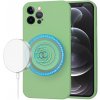 Techsuit SoftFlex MagSafe kryt na iPhone 12 Pro – mätovo zelený