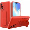 Wozinsky Kickstand Case Flexibilní silikonový kryt stojanu Xiaomi Redmi 10 Red