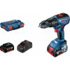 Bosch Akumulátorový príklepový vŕtací skrutkovač GSB 18V-50, L-Boxx, 2x aku 5 Ah 06019H5101