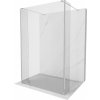 MEXEN/S - Kioto Sprchová zástena WALK-IN voľne stojaca 100 x 30 x 30, transparent, chróm 800-100-030-222-01-00-030