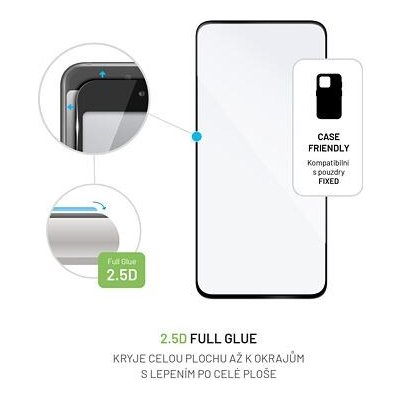 FIXED Full Cover 2,5D Tempered Glass for Samsung Galaxy A55 5G, black FIXGFA-1263-BK