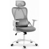Sivo-biele látkové kancelárske kreslo Cabro C507, Cabro__5907196011597