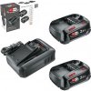 Bosch Bosch startovací sada akumulátorů 2x 18 V 2,5 Ah + nabíječka AL 18V-44 1600A031T5