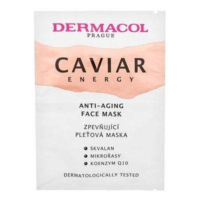 Dermacol Caviar Energy revitalizační pleťová maska 2x8 ml pro ženy