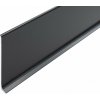 Cezar Hliníková lišta - SOCLE PLINTH LP100 - V= 100mm -Tmavošedá Príslušenstvo: podlahová lišta (skirting board)