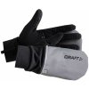 Craft Hybrid Weather, Black/Grey Veľkosť: XXL Kombinované vetru odolné zimné rukavice