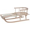 Strend Pro Sánky drevené s opierkou a popruhom