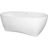 Kerra Vera 170 voľne stojaca akrylátová vaňa, biela matná, VERA-170