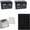 Roger Technology Hybridný invertor pre 2 BRUS. 24V pohony (solar) + panel 50W + 2 x BT12V120