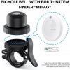 MiLi MiBell Zvonček a Lokátor na bicykel čierny HD-P16-B